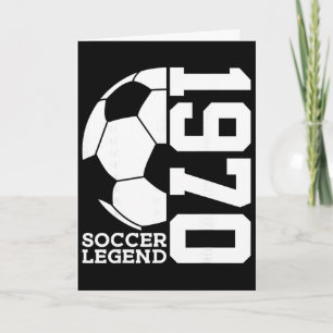 56. Geburtstag Fußball-Legende 1970  Karte