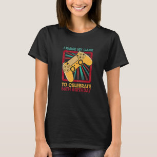 56. Geburtstag Gamer Party Junge Kind Vintag Retro T-Shirt
