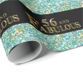 56. Geburtstag Geschenkpapier (Rolleneckpunkt)