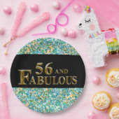56. Geburtstag Pappteller (Party)