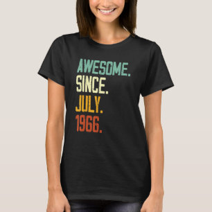 56. Geburtstag Phantastisch seit Juli 1966 56 Jahr T-Shirt
