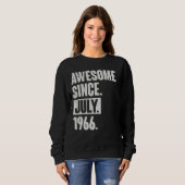 56. Geburtstag Phantastisch seit Juli 1966 Sweatshirt (Vorne ganz)