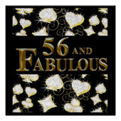 56. Geburtstag Poster (Vorderseite)