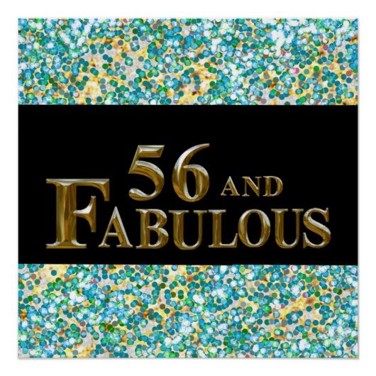 56. Geburtstag Poster (Vorderseite)