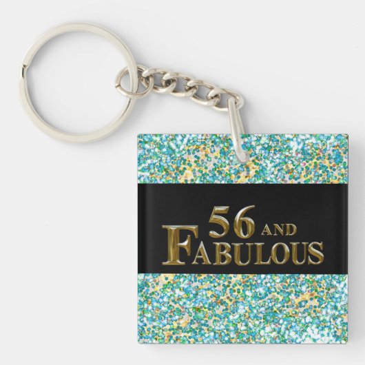 56. Geburtstag Schlüsselanhänger (Vorderseite)