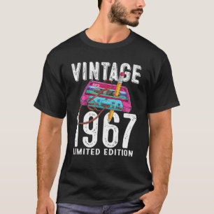 56. Geburtstag Vintage-Kassettenband Bleistift 196 T-Shirt