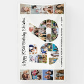 56. Geburtstagsfeier Nummer 56 Fotocollage Banner (Vertikal)