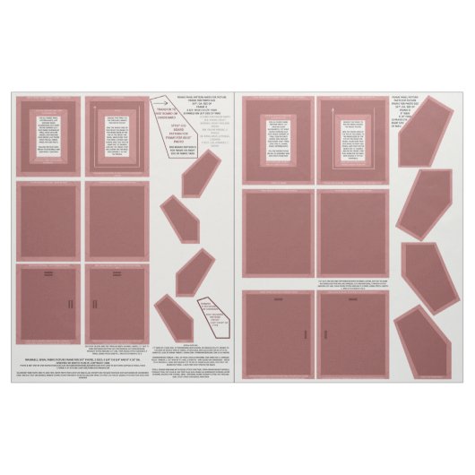56" Gewebe 2 Bilderrahmen 12x18" Nähmuster Stoff (Yard (91,4 cm))