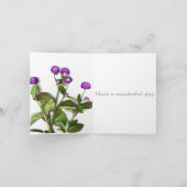 56. Hochzeitstag Globe Amaranth Karte (Innenseite)