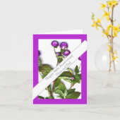 56. Hochzeitstag Globe Amaranth Karte (Gelbe Blume)