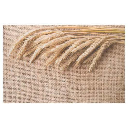 56" Inch breites Baumwollgewebe Weizen auf Burlap- Stoff (Yard (91,4 cm))