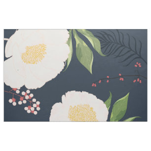 56" Inch Wide Cotton Fabric Baby Pink Cosmos on Na Stoff