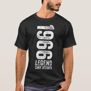 56 Jahre alte Legende seit Oktober 1966 56. Geburt T-Shirt