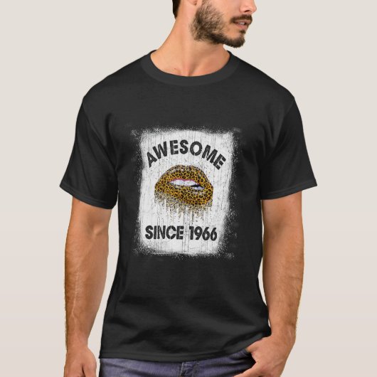 56 Jahre Phantastisch seit 1966 Leopard L T-Shirt (Vorderseite)
