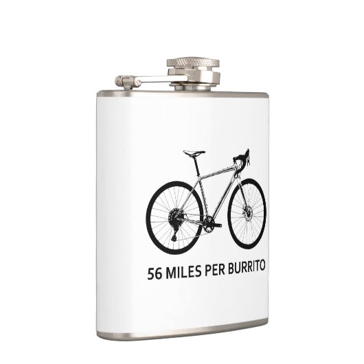 56 Meilen pro Burrito Flachmann (Rechts)