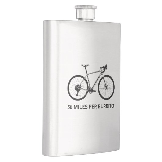 56 Meilen pro Burrito Flachmann (Rechts)