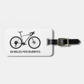 56 Meilen pro Burrito Gepäckanhänger (Vorderseite horizontal)