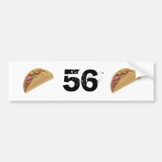 56 Tacos Autoaufkleber