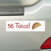 56 Tacos Autoaufkleber (Auf Auto)