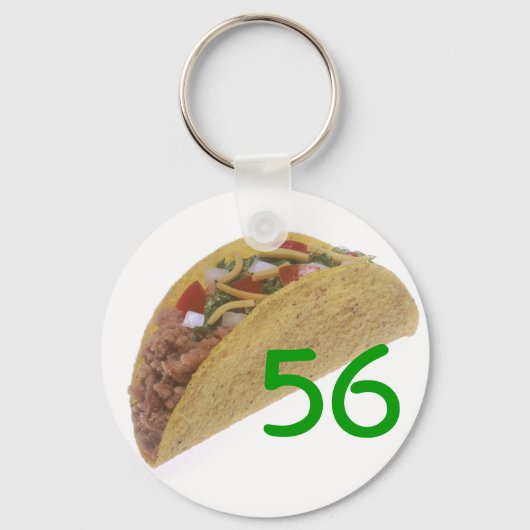 56 Tacos Schlüsselanhänger (Vorderseite)