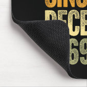 56 Year Old Legend Since December 1969 Retro 56th  Mousepad (Ecke)