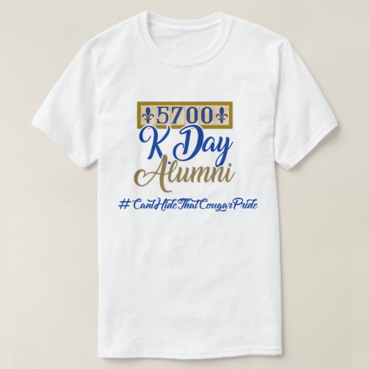5700 Kennedy-Schüler T-Shirt (Design vorne)