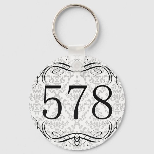 578 Bereichscode Schlüsselanhänger (Vorderseite)