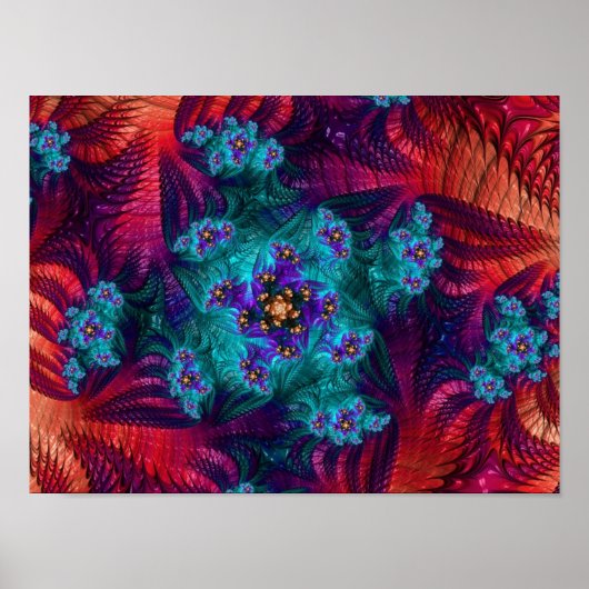 579 Fraktal Design-Poster Poster (Vorne)