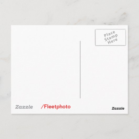 57' Bel Air Postkarte (Rückseite)