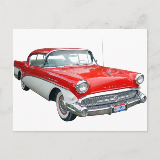 57 Buick Postkarte (Vorderseite)