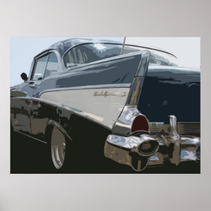 57 Chevy Bel Air Poster