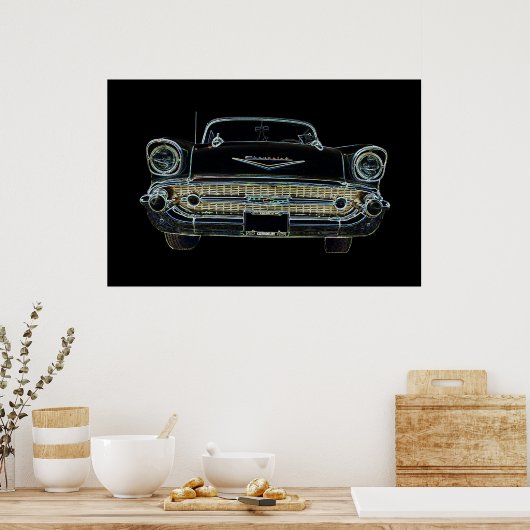 57 Chevy Bel Air Poster (Küche)