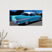 "57 CHEVY BELAIR POSTER (Küche)
