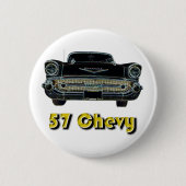 57 Chevy Knopf Button (Vorderseite)