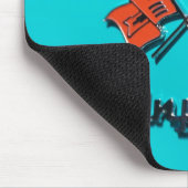 57 Chevy Kraftstoffeinspritzungs-Abzeichen Mousepad (Ecke)