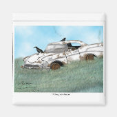 57 Chevy out to Weide. Magnet (Vorne)