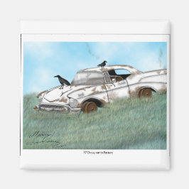 57 Chevy out to Weide. Magnet