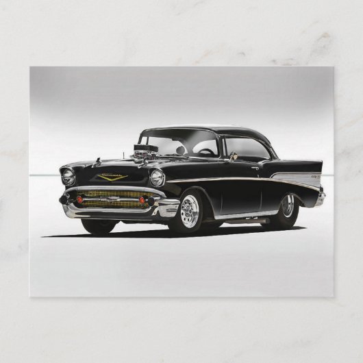 57' Chevy Pro-Street Postkarte (Vorderseite)