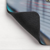 57 Chevy Tailfin-Mausunterlage Mousepad (Ecke)