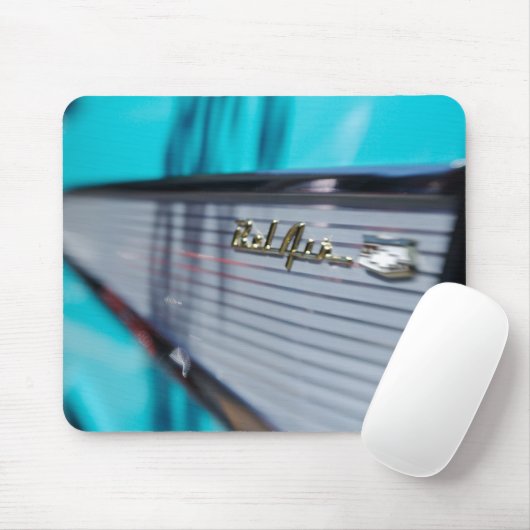 57 Chevy Tailfin-Mausunterlage Mousepad (Mit Mouse)