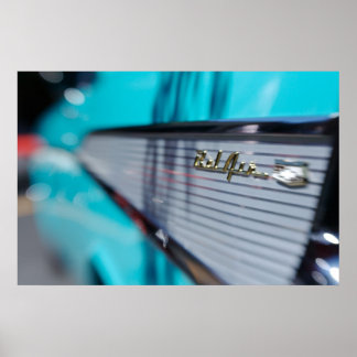 ’57 Chevy Tailfin Poster