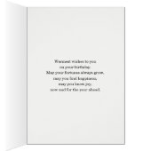 57. Diagonal Black Line Design Geburtstag (Innen (Rechts))