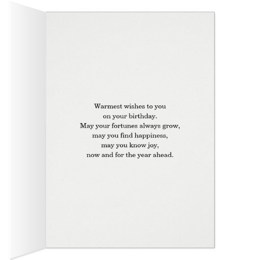 57. Diagonal Black Line Design Geburtstag (Innen (Rechts))