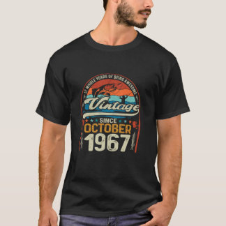 57. Geburtstag 57 Jahre Altes Angelfreund Geborene T-Shirt