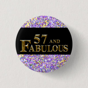 57. Geburtstag Button