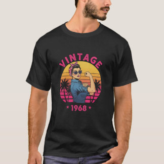 57. Geburtstag Frauen 1968 Vintage 57. Geburtstags T-Shirt