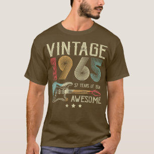 57. Geburtstag Frauen Männer Vintage Awesome 1965 T-Shirt