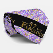 57. Geburtstag Krawatte (Gerollt)