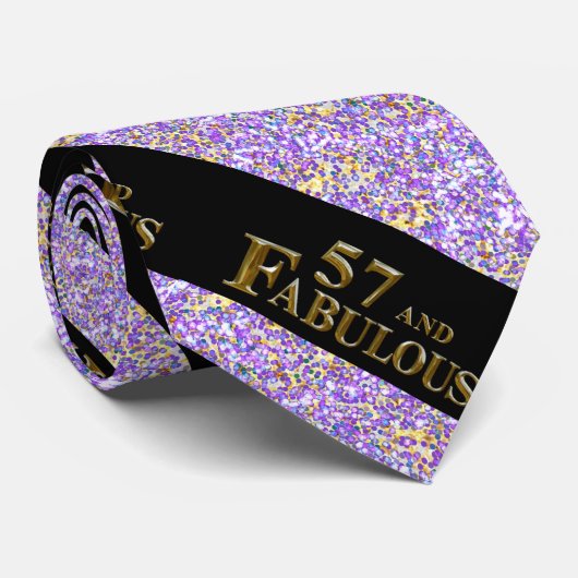 57. Geburtstag Krawatte (Gerollt)