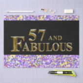 57. Geburtstag Seidenpapier (Handwerk)